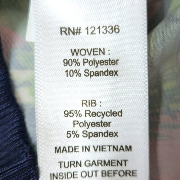 NWT Planet Koi Bright Tropical Print Scrub Top with Stretch Knit Sides Size S - Picture 13 of 16